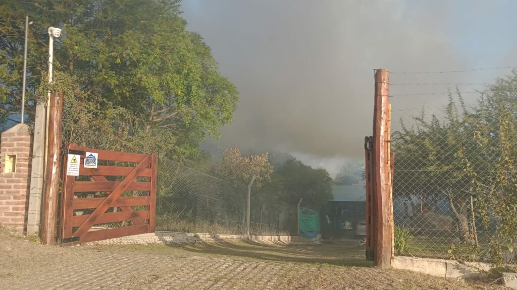 Incendio en Ascochinga 